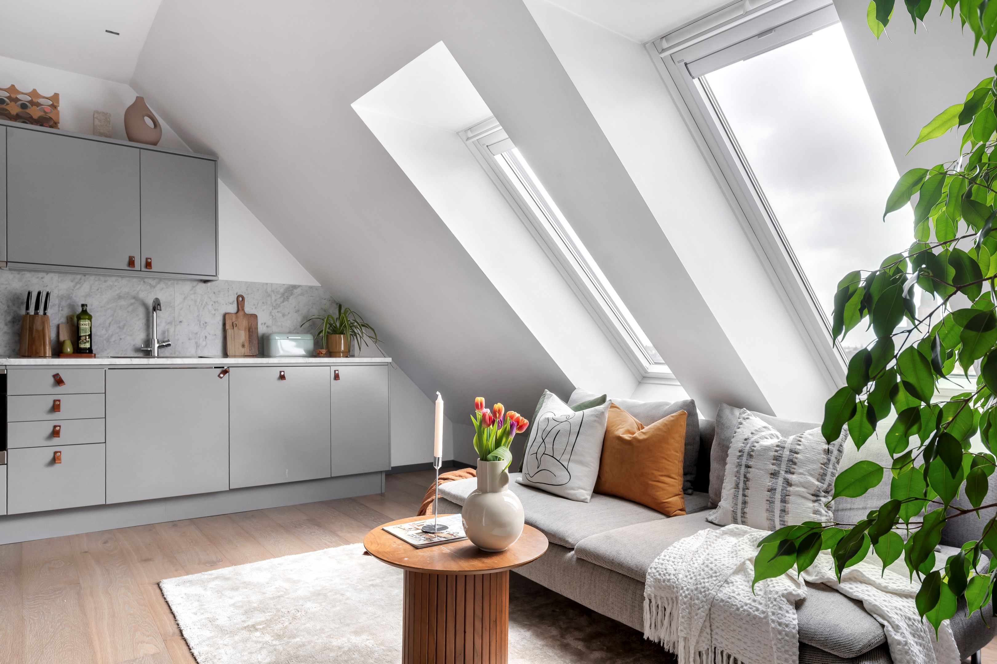 Bostadsbild från Gluntens gränd 1, Till salu i Främre Luthagen, Uppsala