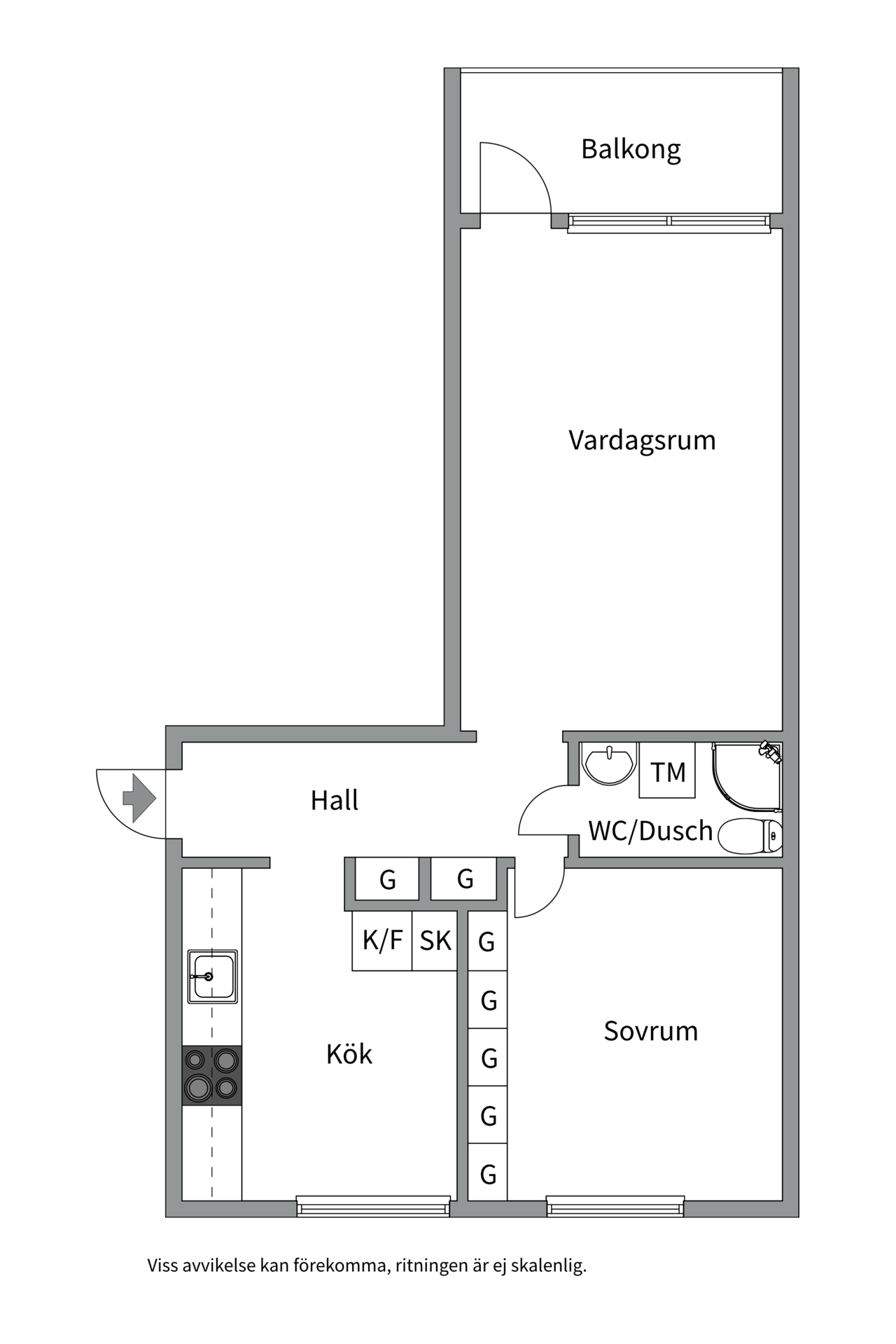 Bostadsbild från Höjdvägen 1B, 3/3tr, Såld i Eknäs, Nacka