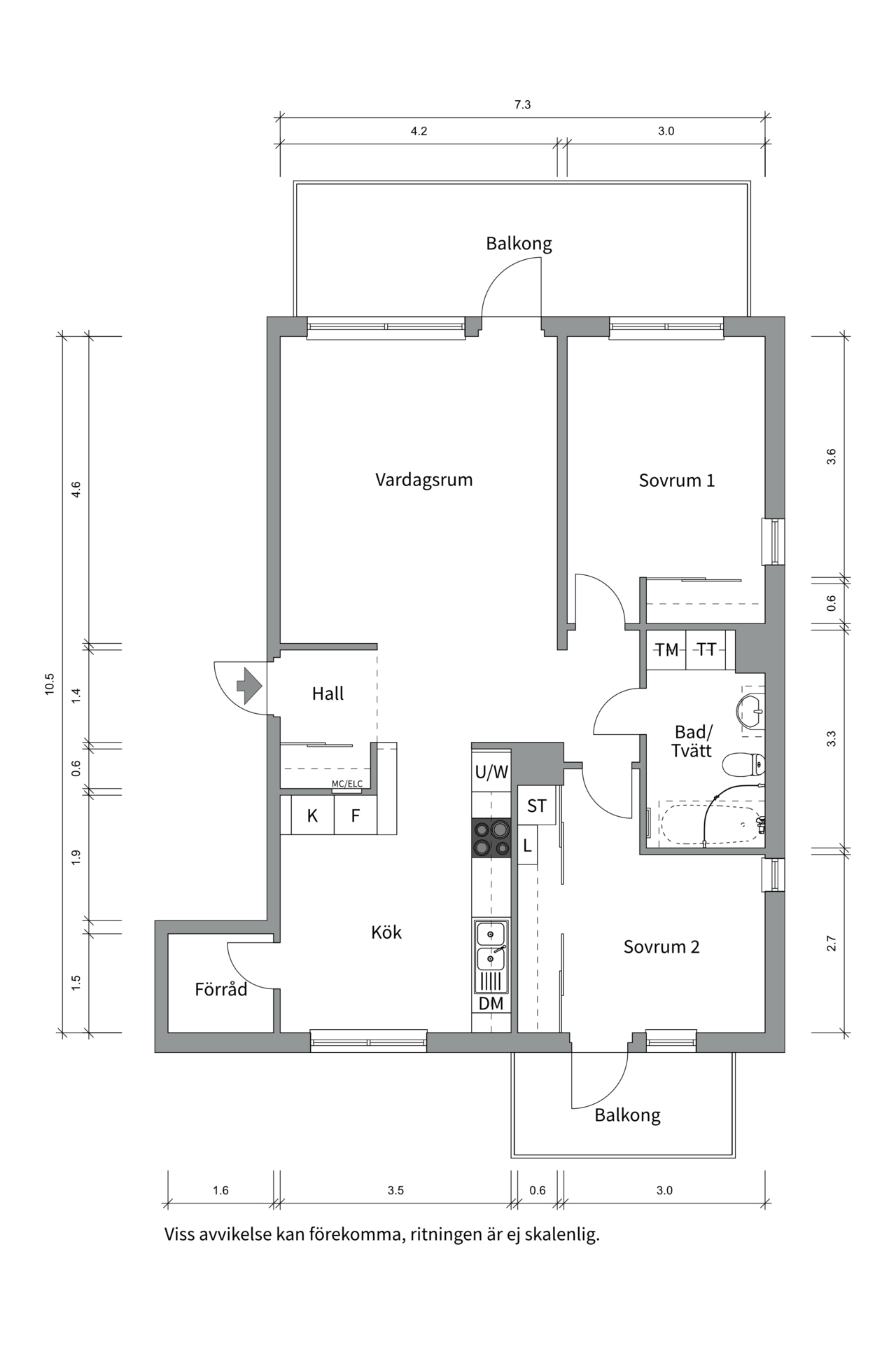 Bostadsbild från Sågargatan 13A, Såld i Kungsängen, Uppsala