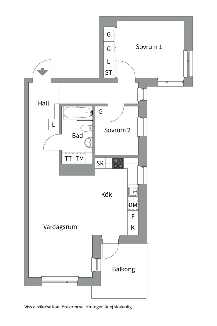 Planlösning från Tollare Strand 5, 4 tr, Kommande i Tollare, Nacka