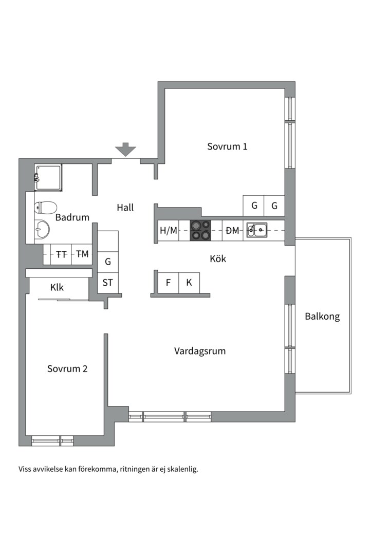 Bostadsbild från Fyrisvallsgatan 3 B, Såld i Luthagen, Uppsala
