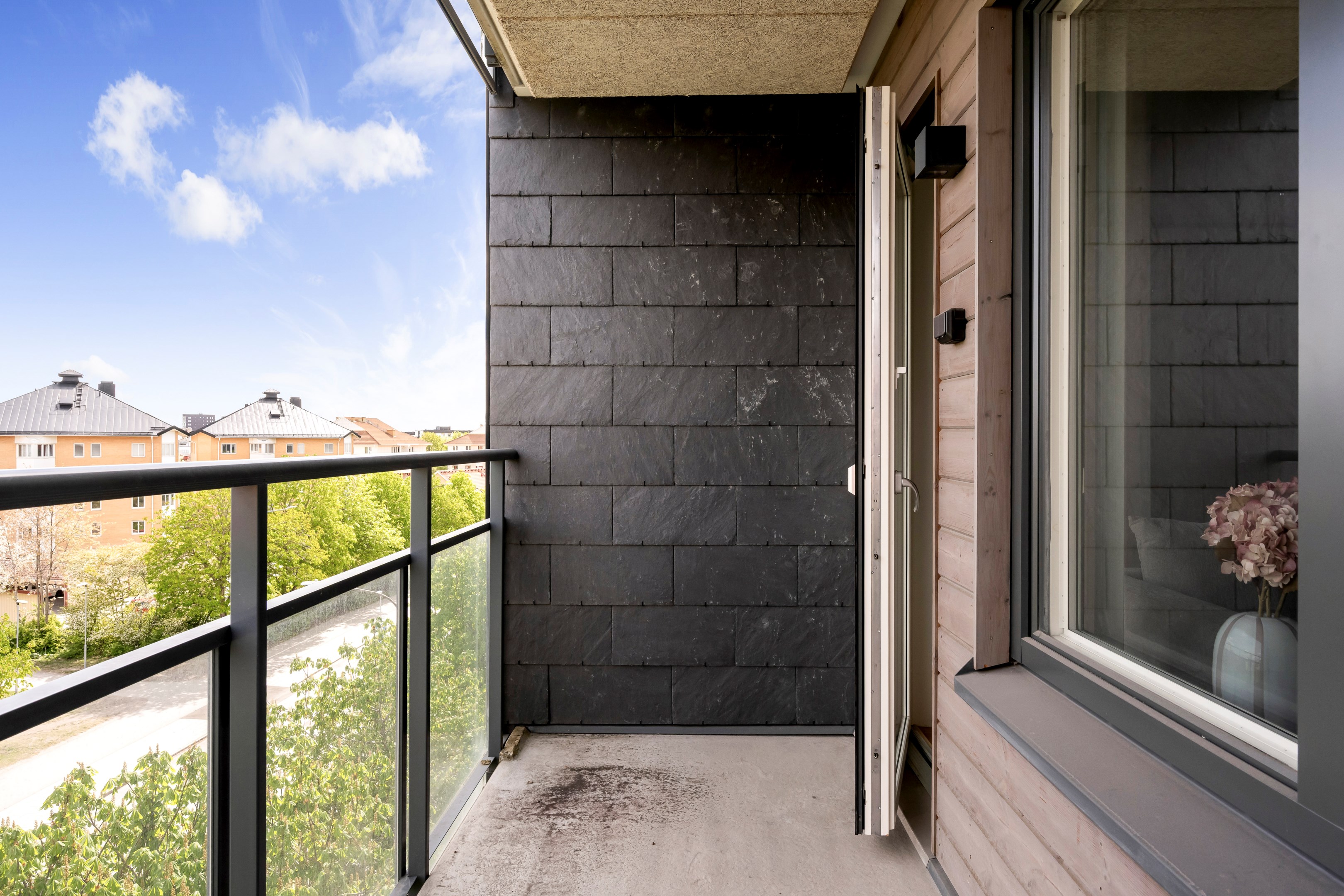 Bostadsbild från Vattholmavägen 8C, Kommande i Kapellgärdet, Uppsala