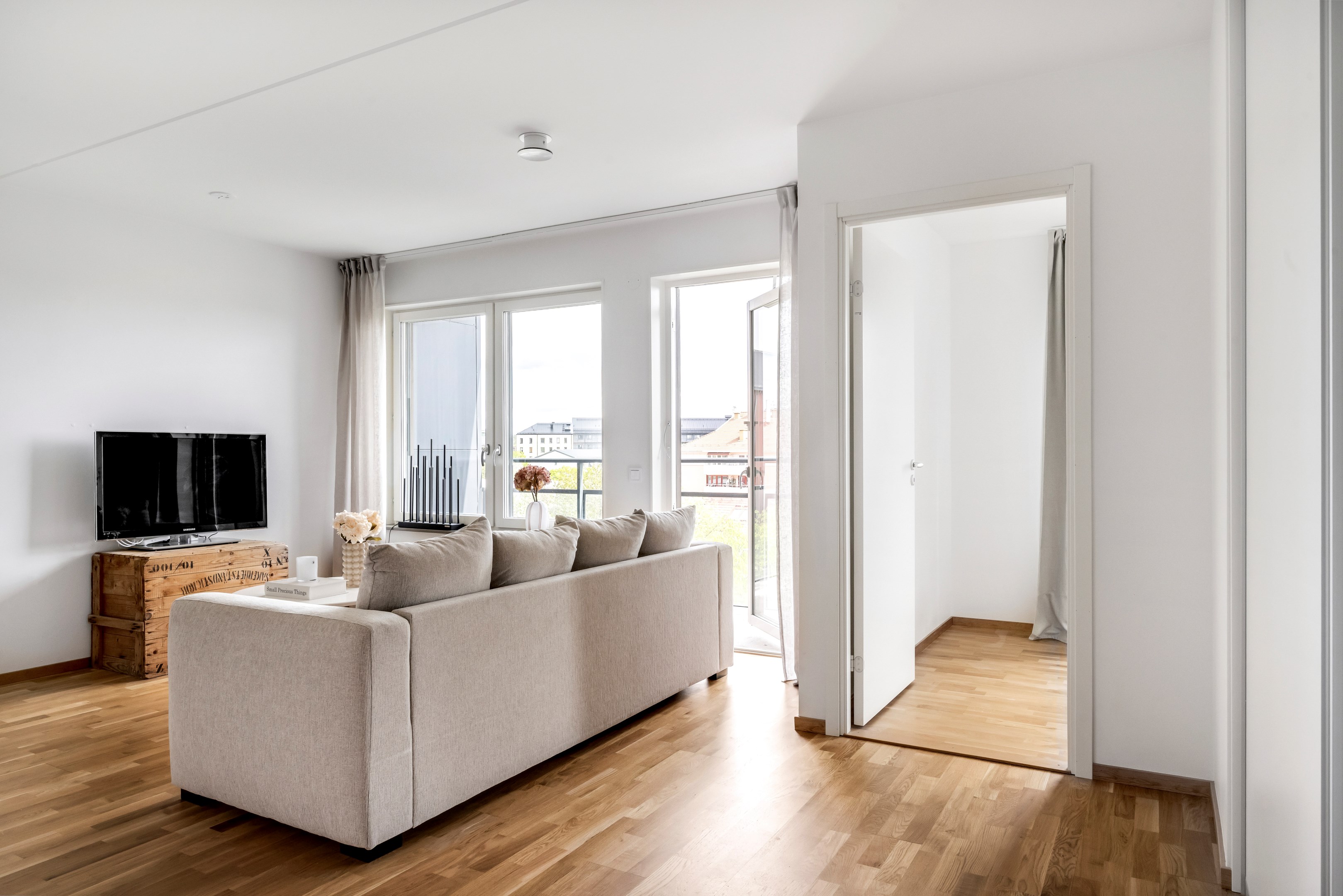 Bostadsbild från Vattholmavägen 8C, Kommande i Kapellgärdet, Uppsala