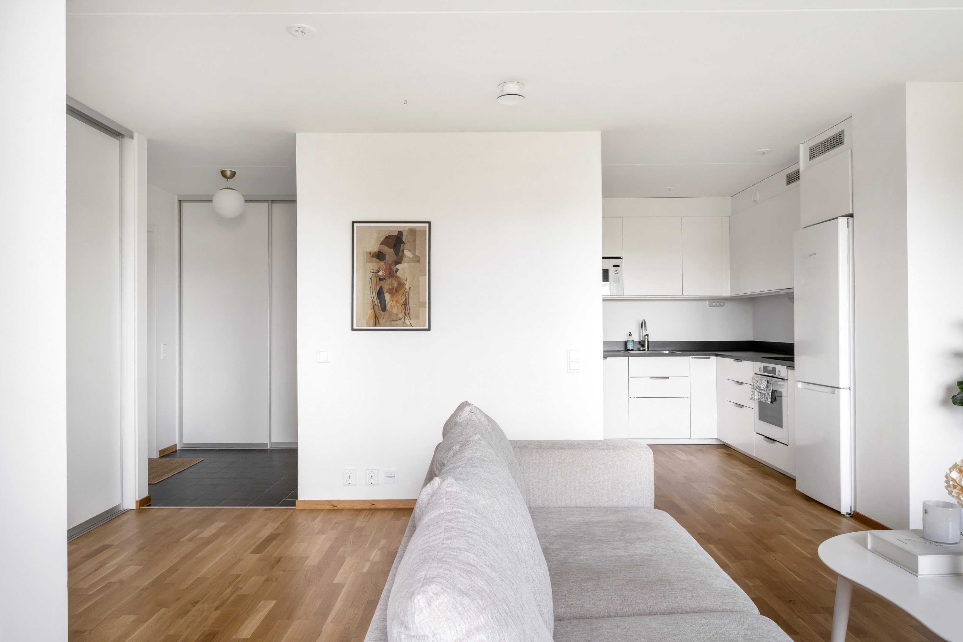 Bostadsbild från Vattholmavägen 8C, Kommande i Kapellgärdet, Uppsala