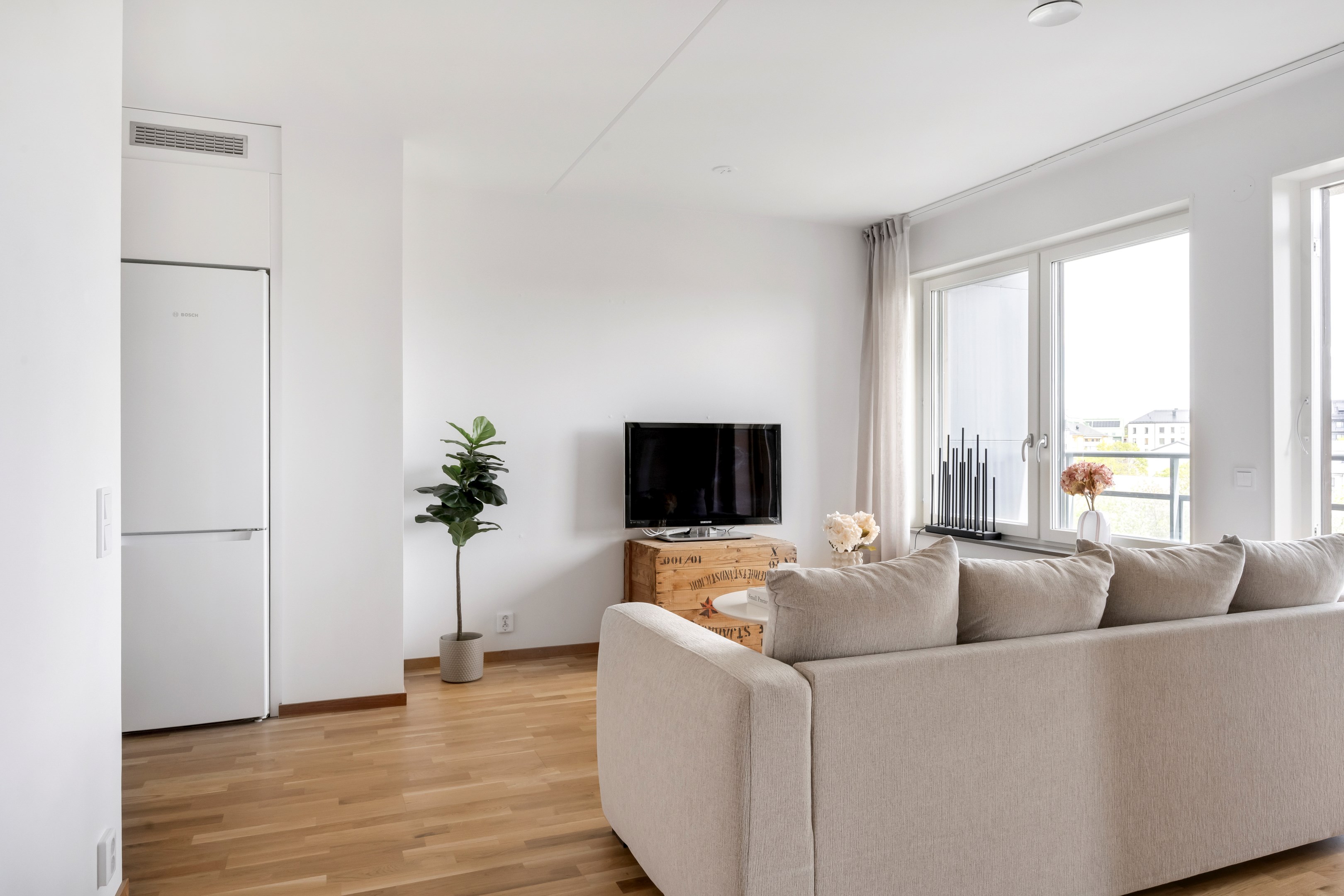 Bostadsbild från Vattholmavägen 8C, Kommande i Kapellgärdet, Uppsala