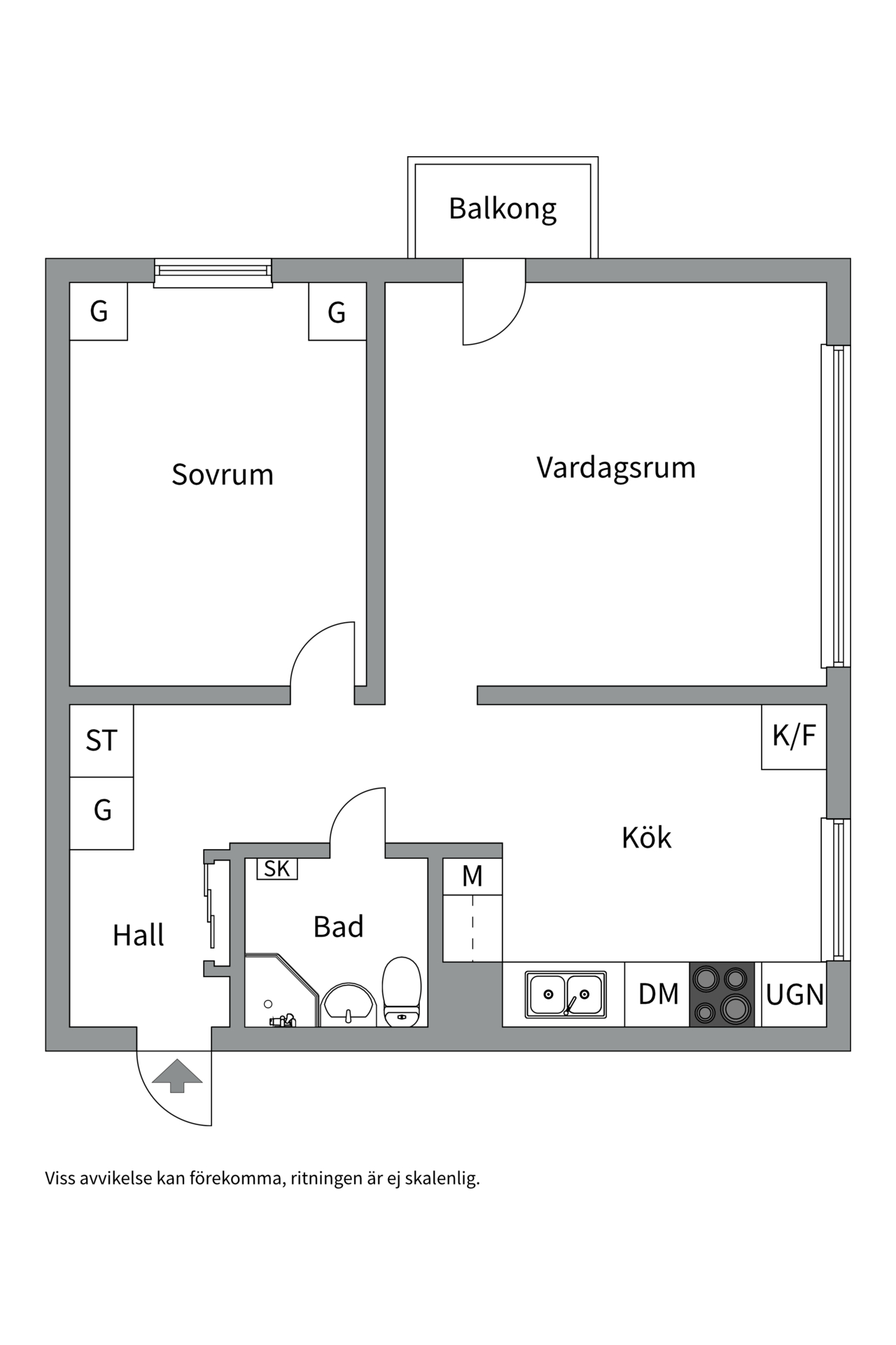 Bostadsbild från Edinsvägen 5, Såld i Ektorp, Nacka