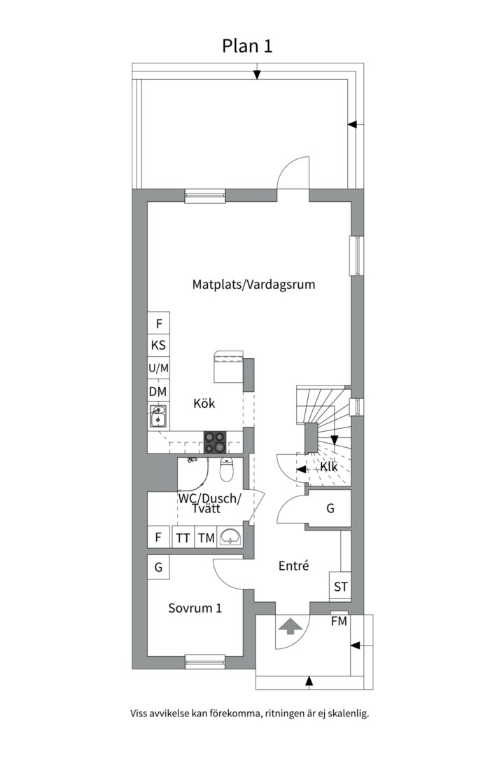 Planlösning från Oxelstamsvägen 10B, Såld i Skölsta, Uppsala