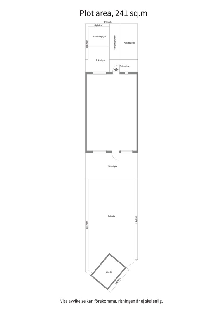 Planlösning från Tollare Ängsväg 29, Såld i Tollare, Nacka