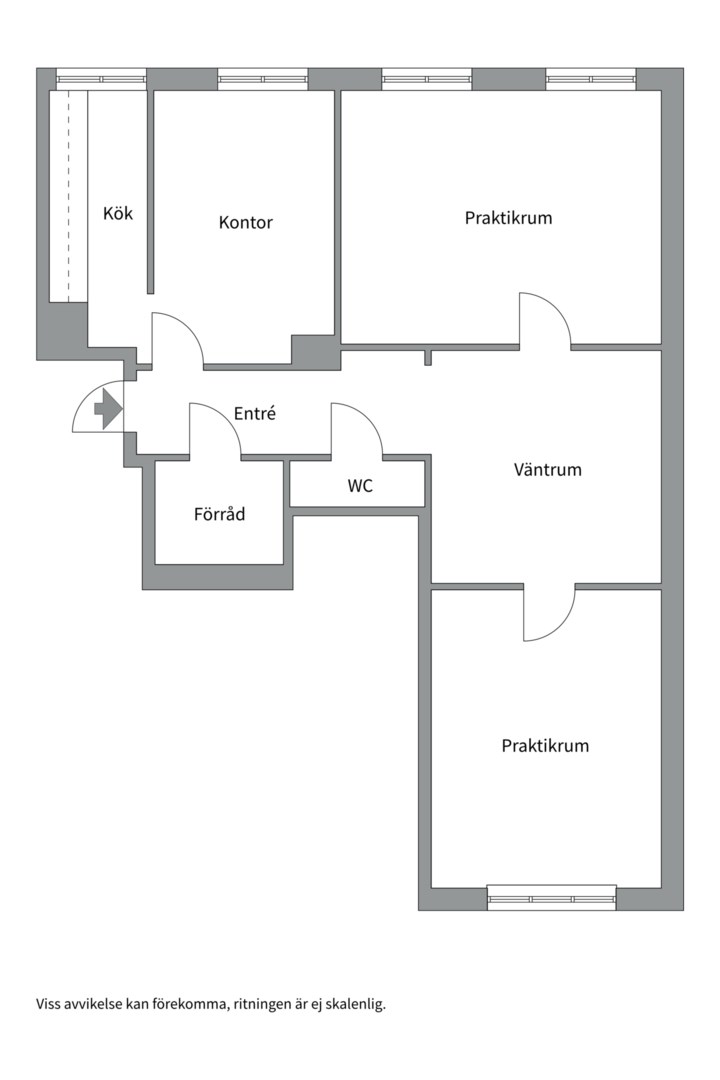 Planlösning från Stora Ängby allé 1, 1tr, Såld i Bromma - Norra Ängby, Stockholm