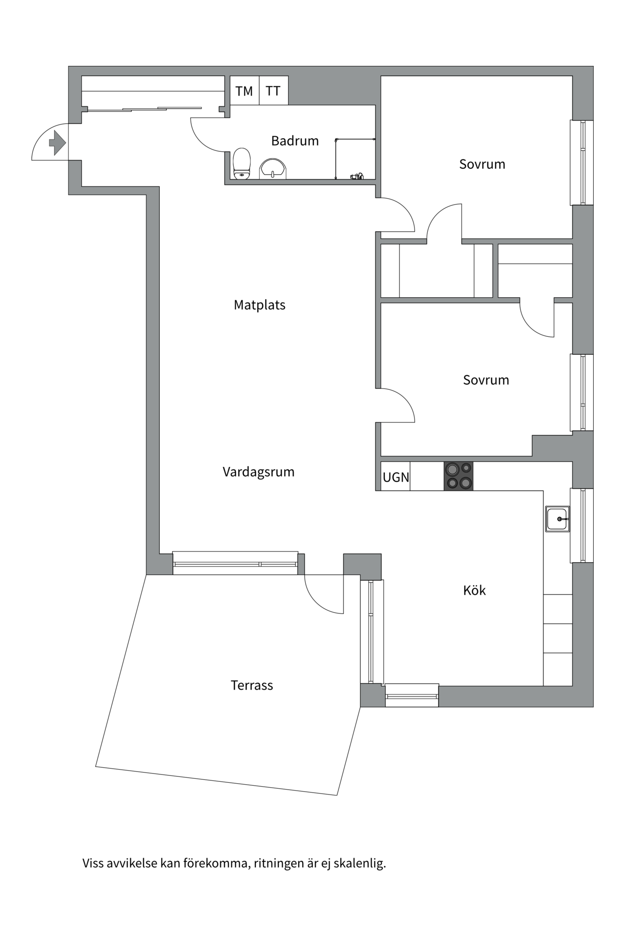 Bostadsbild från Tollare strand 3, Kommande i Tollare, Nacka