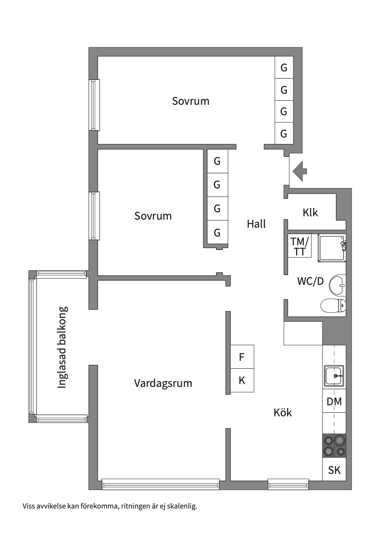 Bostadsbild från Edinsvägen 2, Såld i Ektorp, Nacka