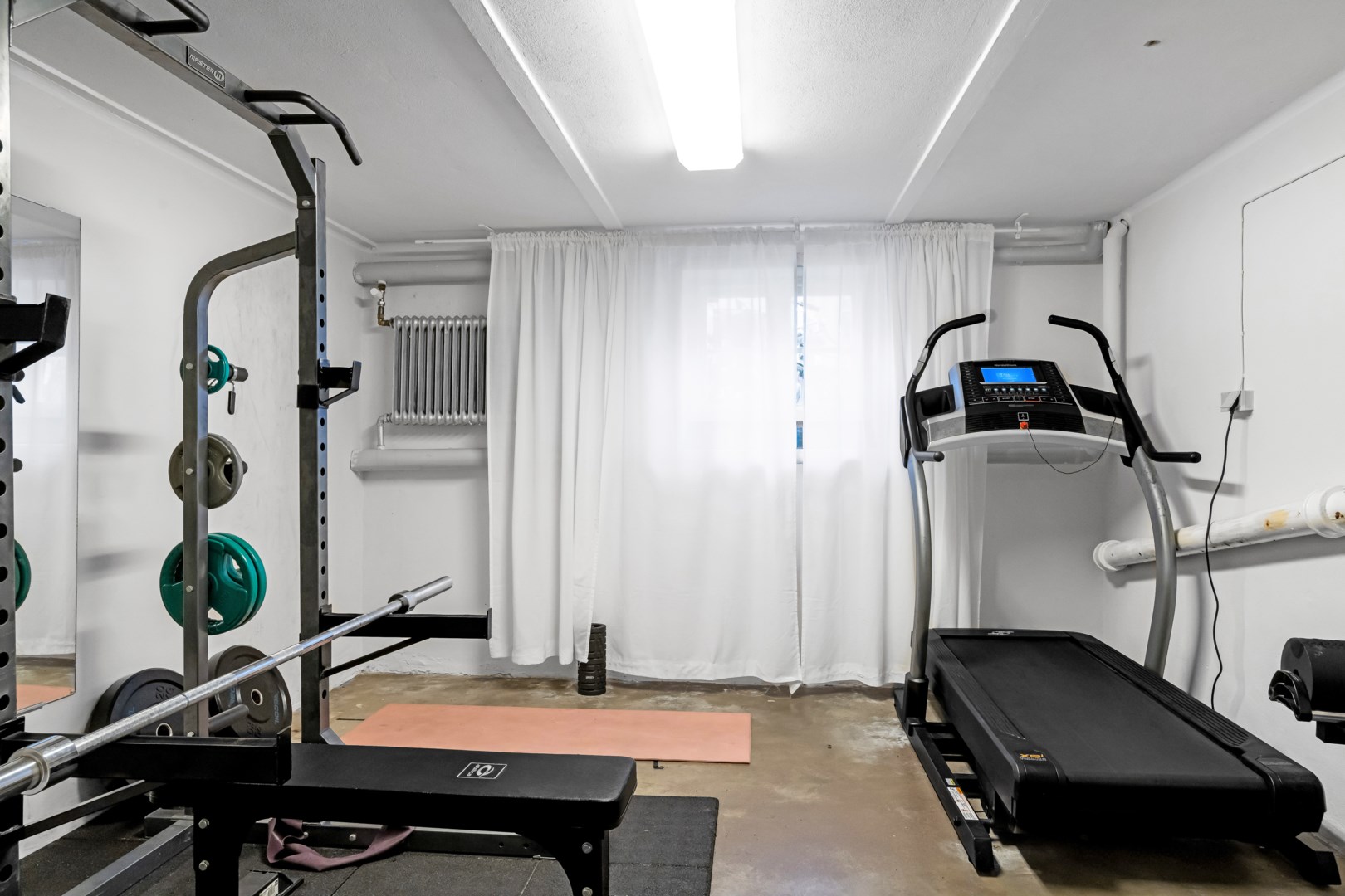 Föreningens gym i källaren