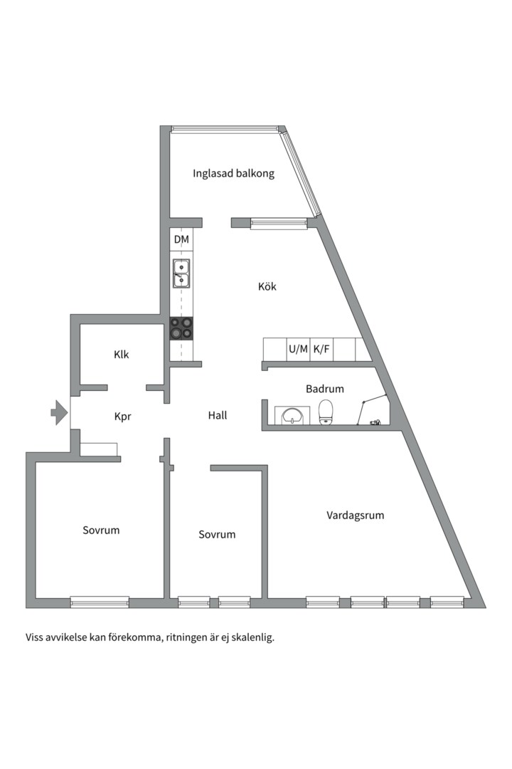 Planlösning från Romansvägen 33, Såld i Nacka Forum, Nacka