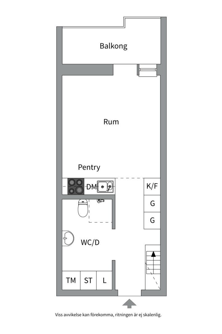 Planlösning från Torgny Segerstedts allé 27, Såld i Rosendal, Uppsala