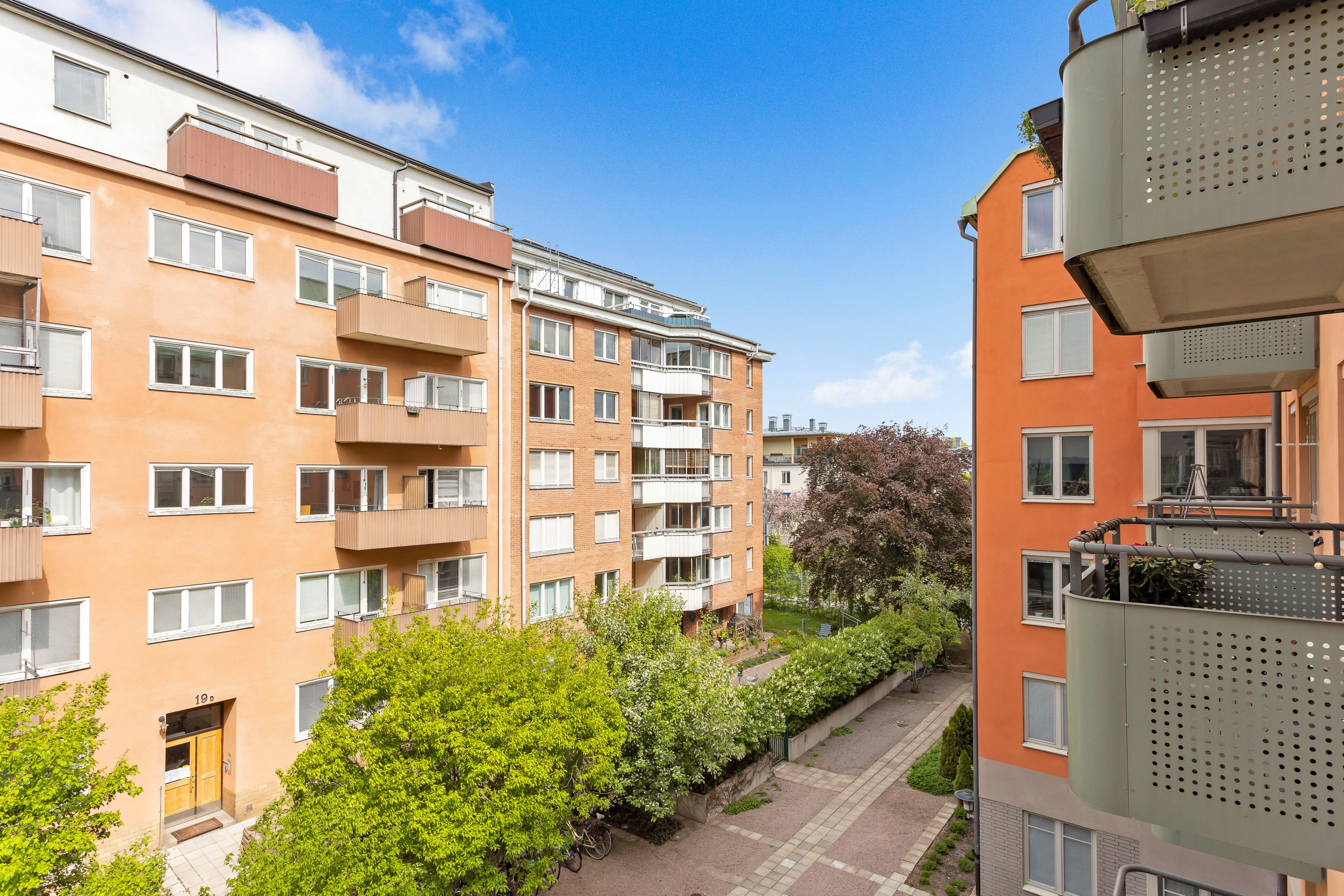 Utsikt från balkong