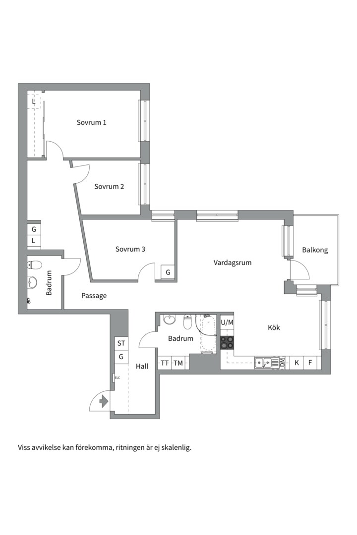 Planlösning från Tollareslingan 20, 6 tr, Kommande i Tollare, Nacka