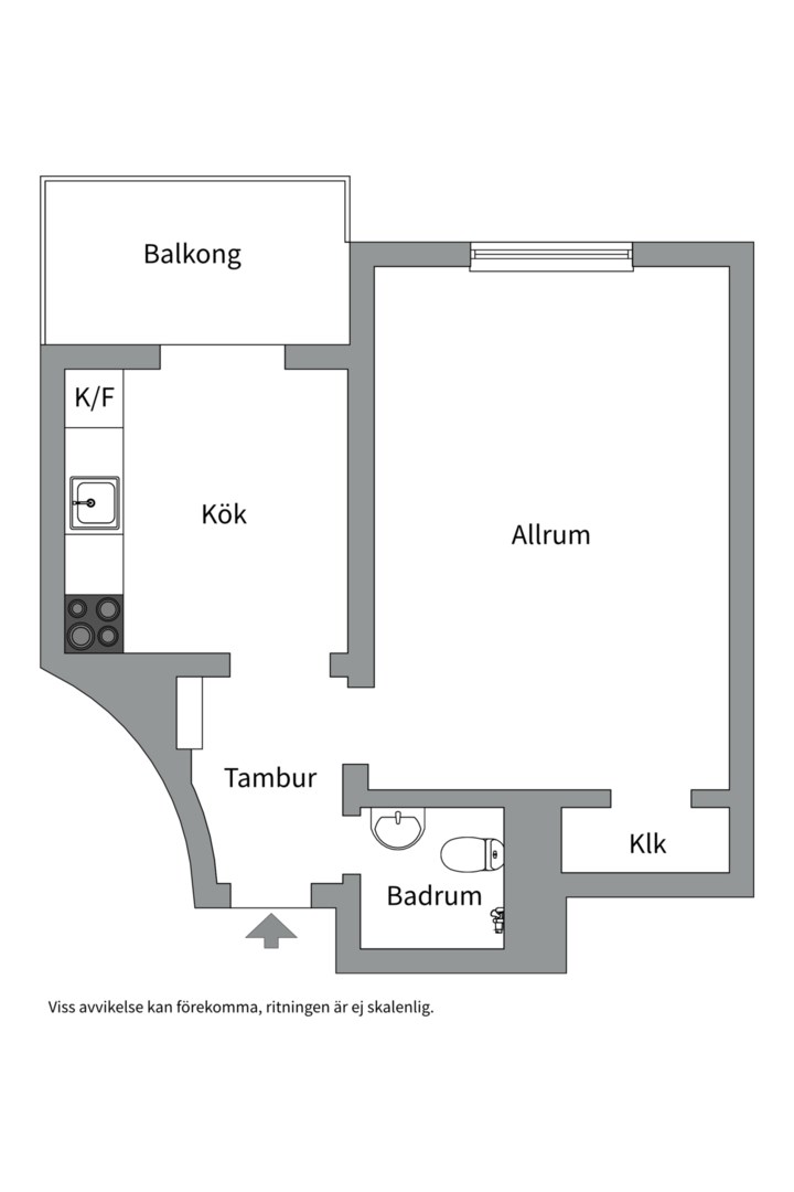 Planlösning från Kungsholms strand 183, Såld i Kungsholmen - Kungsholms strand, Stockholm