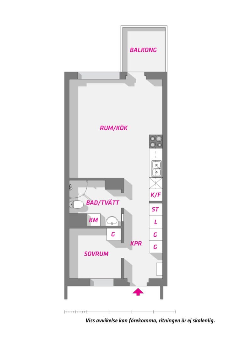 Planlösning från Solskensgatan 17, Såld i Gränby, Uppsala