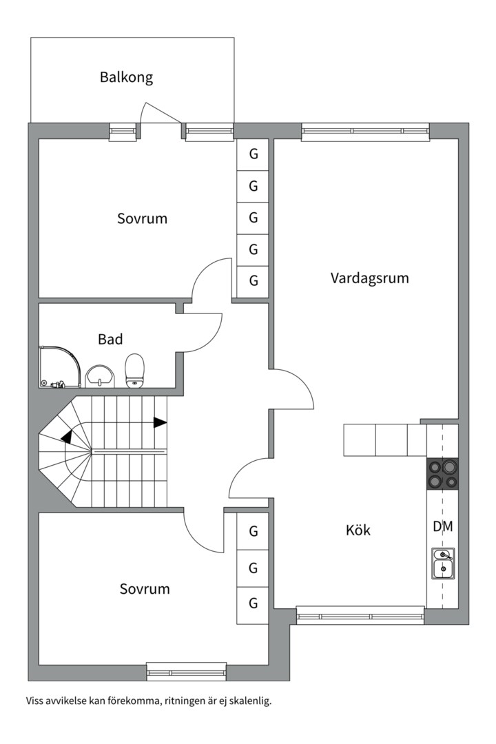 Bostadsbild från Dirigentvägen 151, Såld i Gottsunda, Uppsala