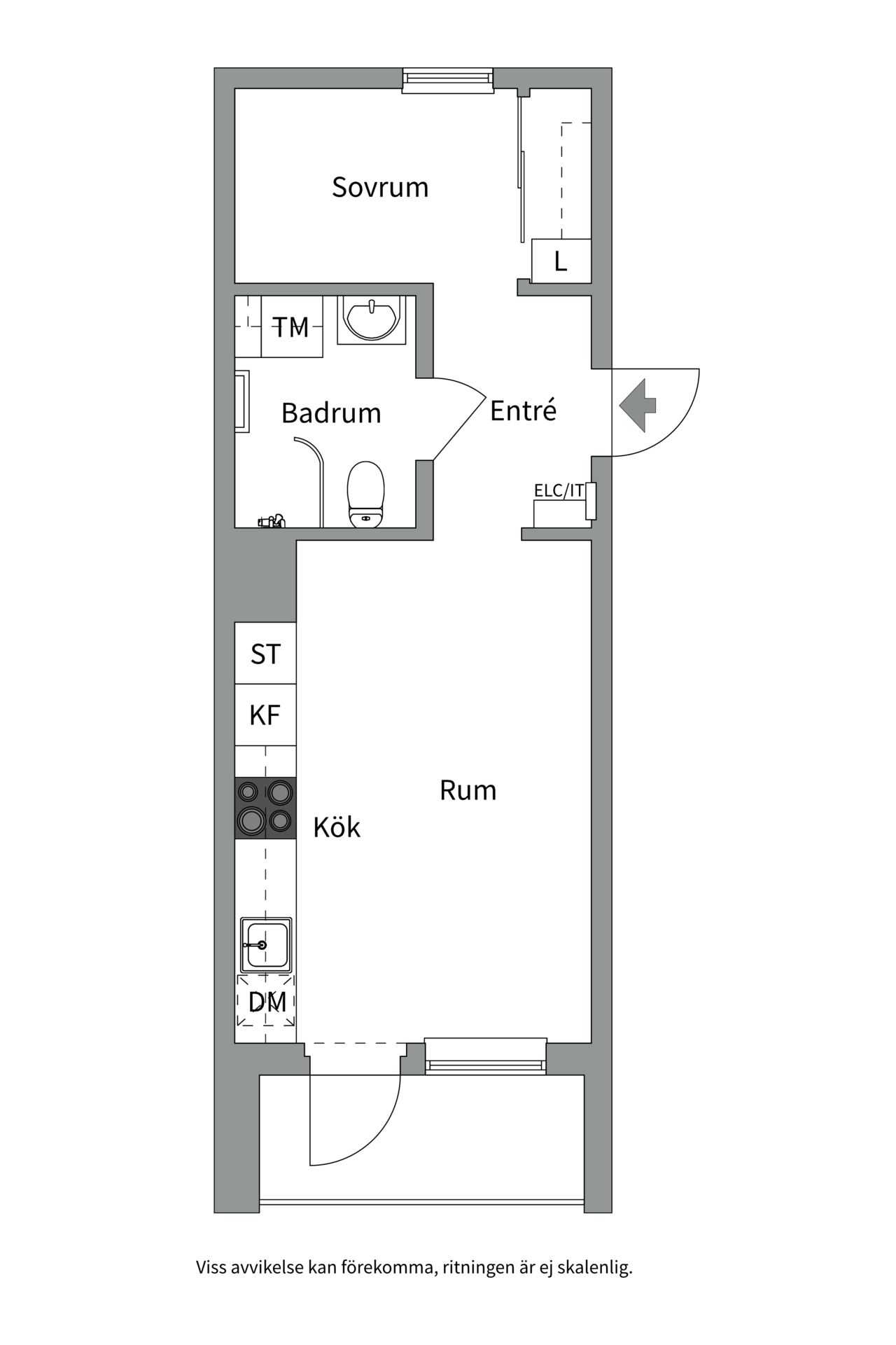 Bostadsbild från Hällbygatan 43, Såld i Luthagen, Uppsala