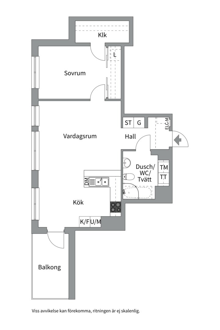 Planlösning från Tollareslingan 12, 9tr, Såld i Tollare, Nacka