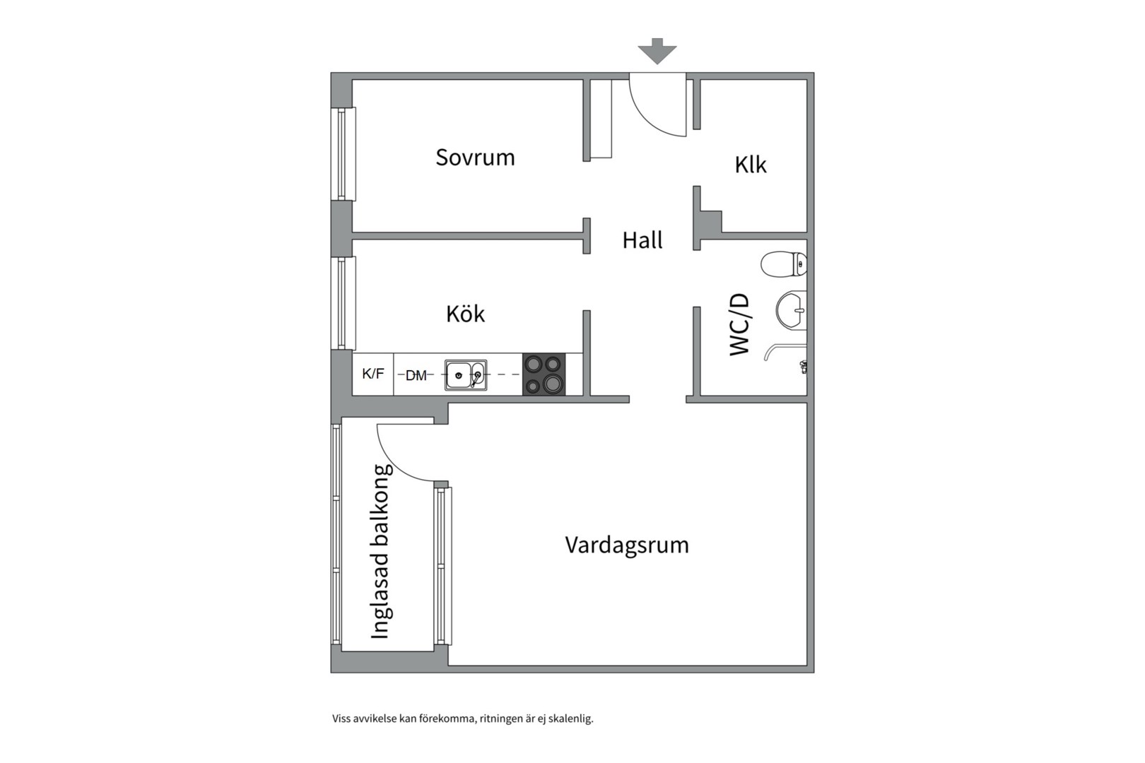 Planlösning från Bellmansgatan 82, Såld i Bellman, Uppsala