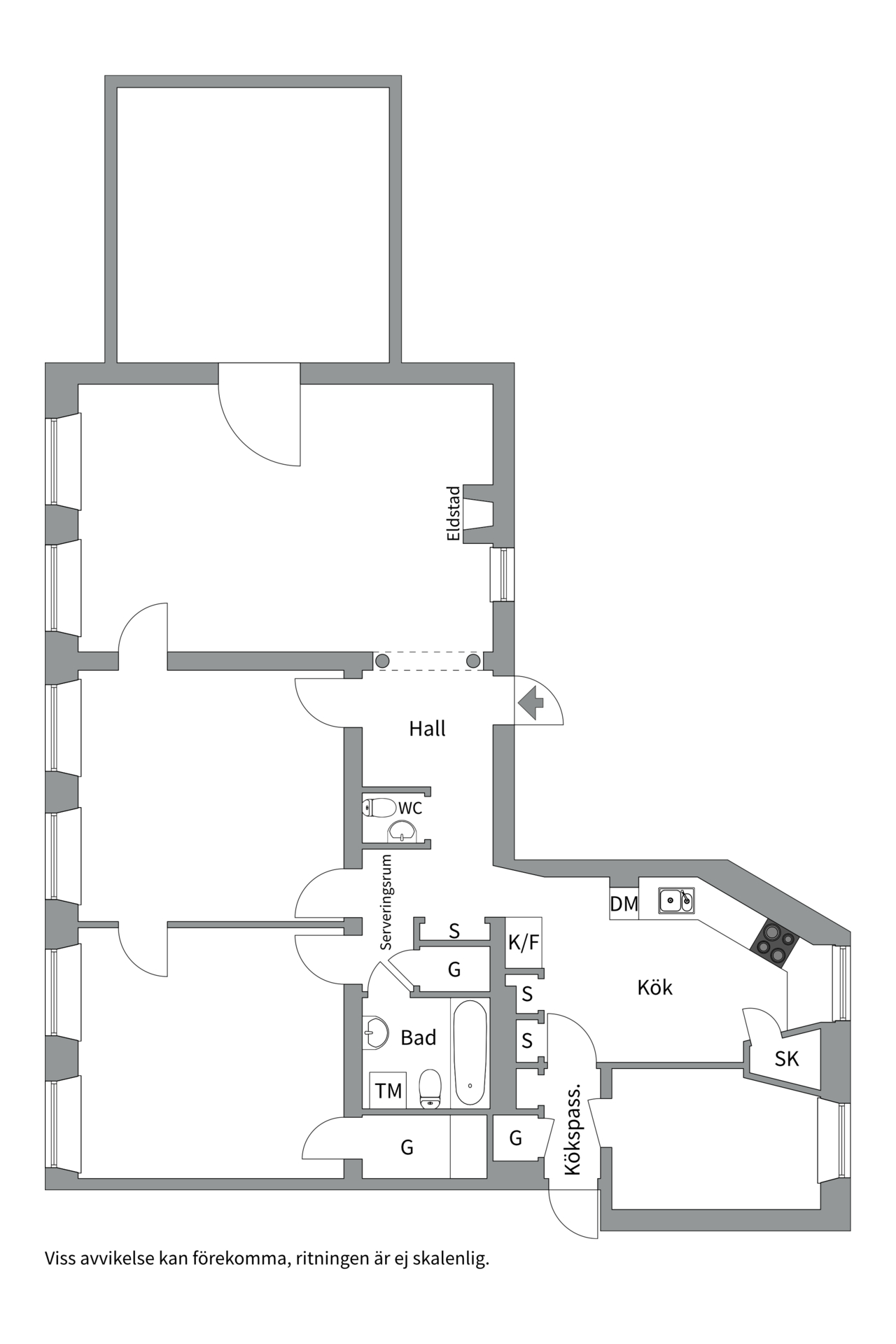Bostadsbild från Geijersgatan 42 A, Såld i Luthagen, Uppsala