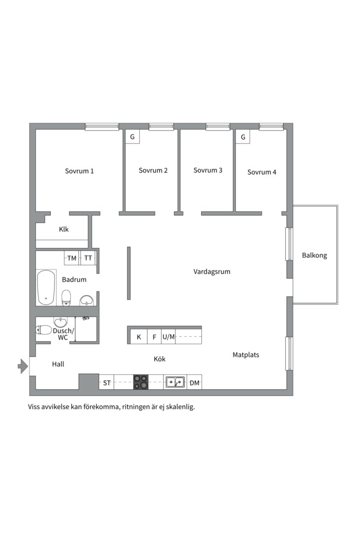 Planlösning från Tollare Ängsväg 28, Såld i Tollare, Nacka