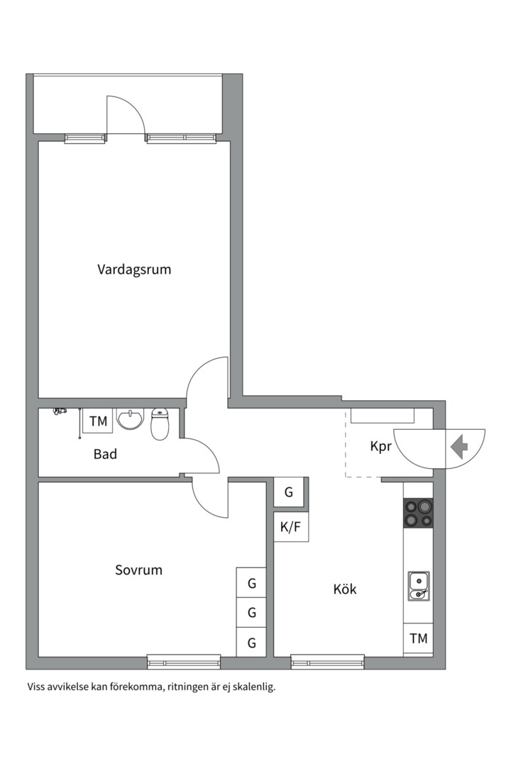 Planlösning från Meitens Väg 21, Såld i Lugnet, Värmdö