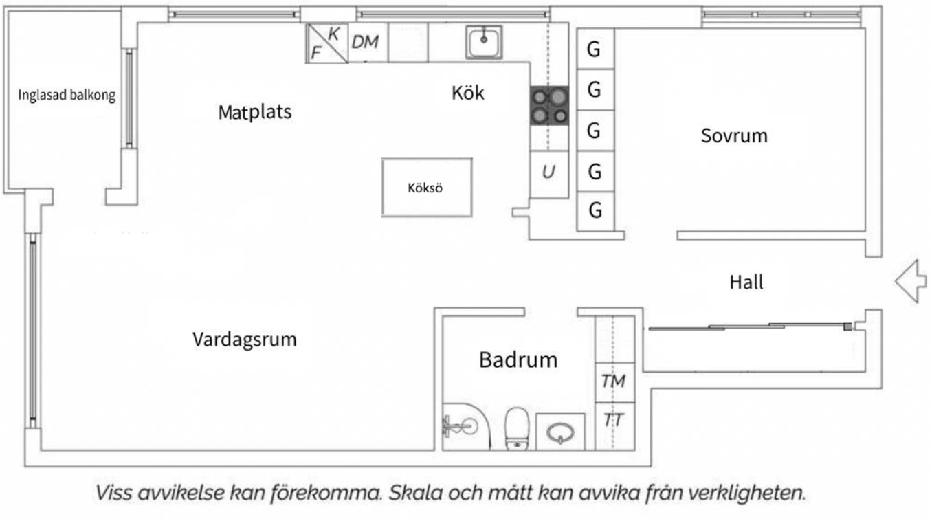 Planlösning från Sjökvarnsbacken 6, Såld i Saltsjöqvarn, Nacka