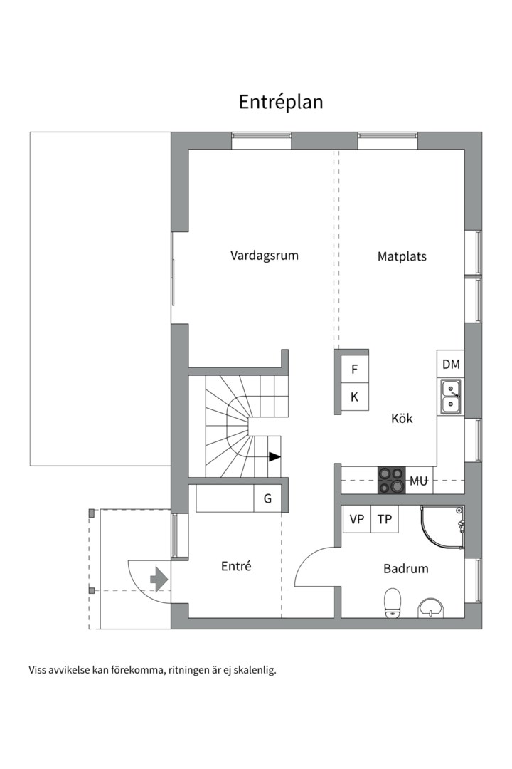 Planlösning från Landbacken 3B, Kommande i Kummelnäs, Nacka