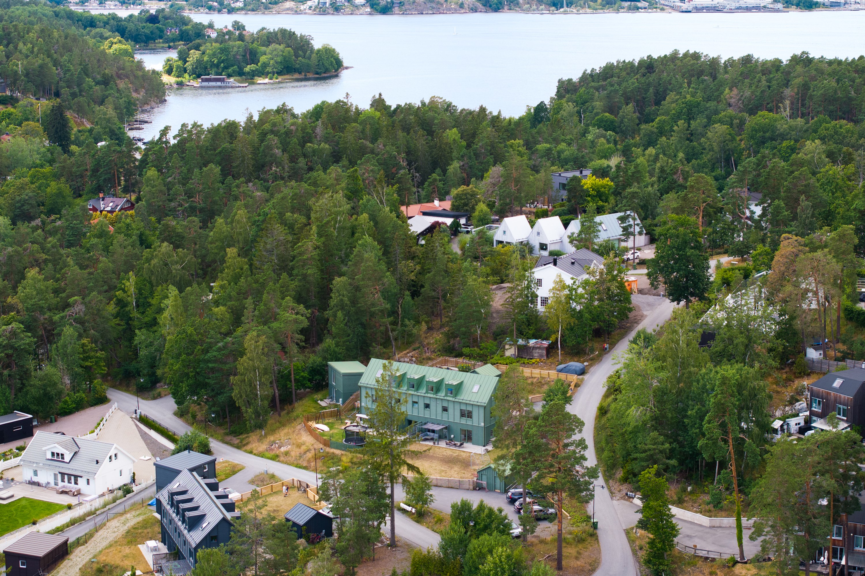 Bostadsbild från Landbacken 3B, Kommande i Kummelnäs, Nacka