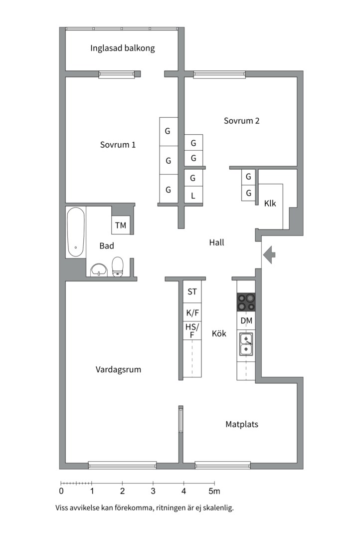 Planlösning från Sköldungagatan 35, Såld i Svartbäcken, Uppsala