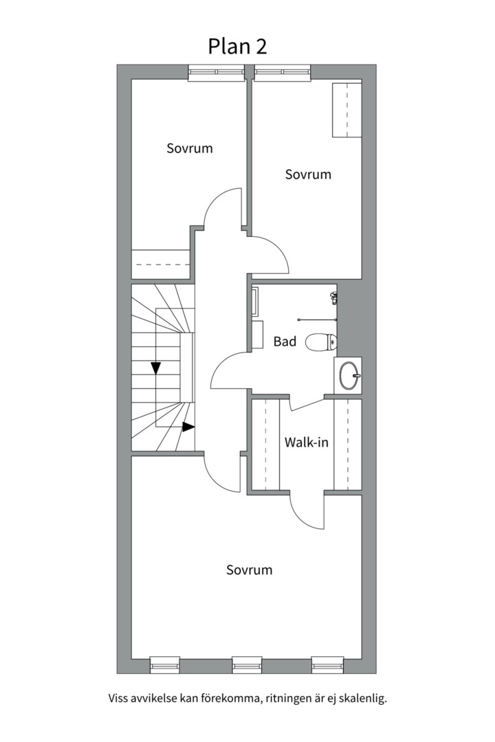 Planlösning från Tollarevägen 46, Såld i Tollare, Nacka