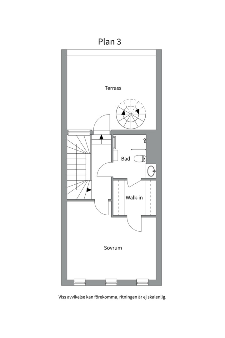 Planlösning från Tollarevägen 46, Såld i Tollare, Nacka