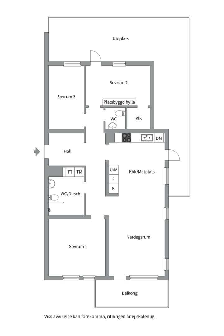 Planlösning från Ursula Printz Gata 2, Såld i Porslinskvarteren, Värmdö