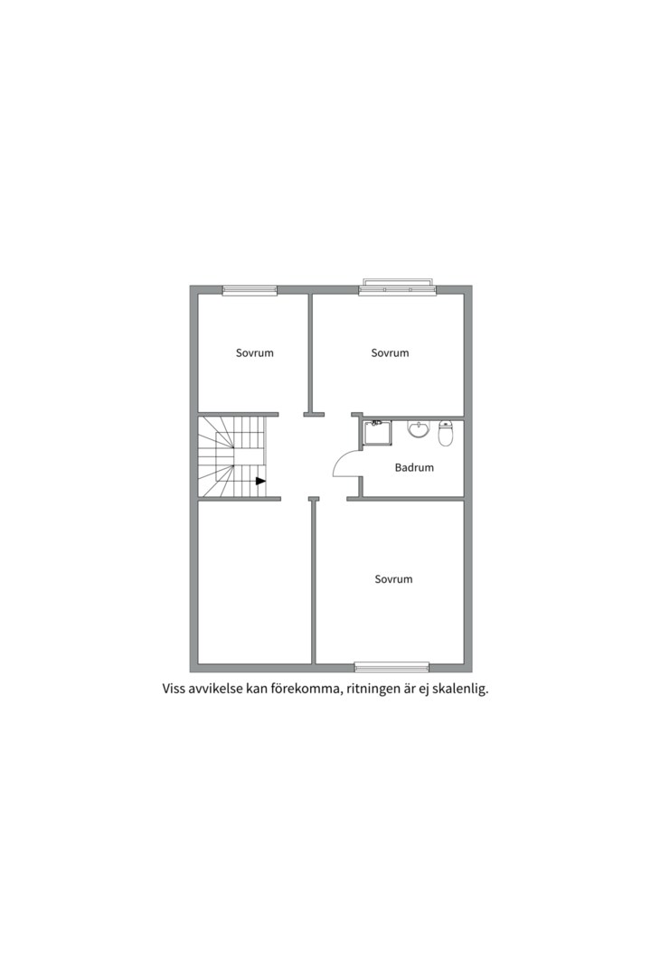 Planlösning från Norrholmsvägen 59, Såld i Östra Orminge, Nacka