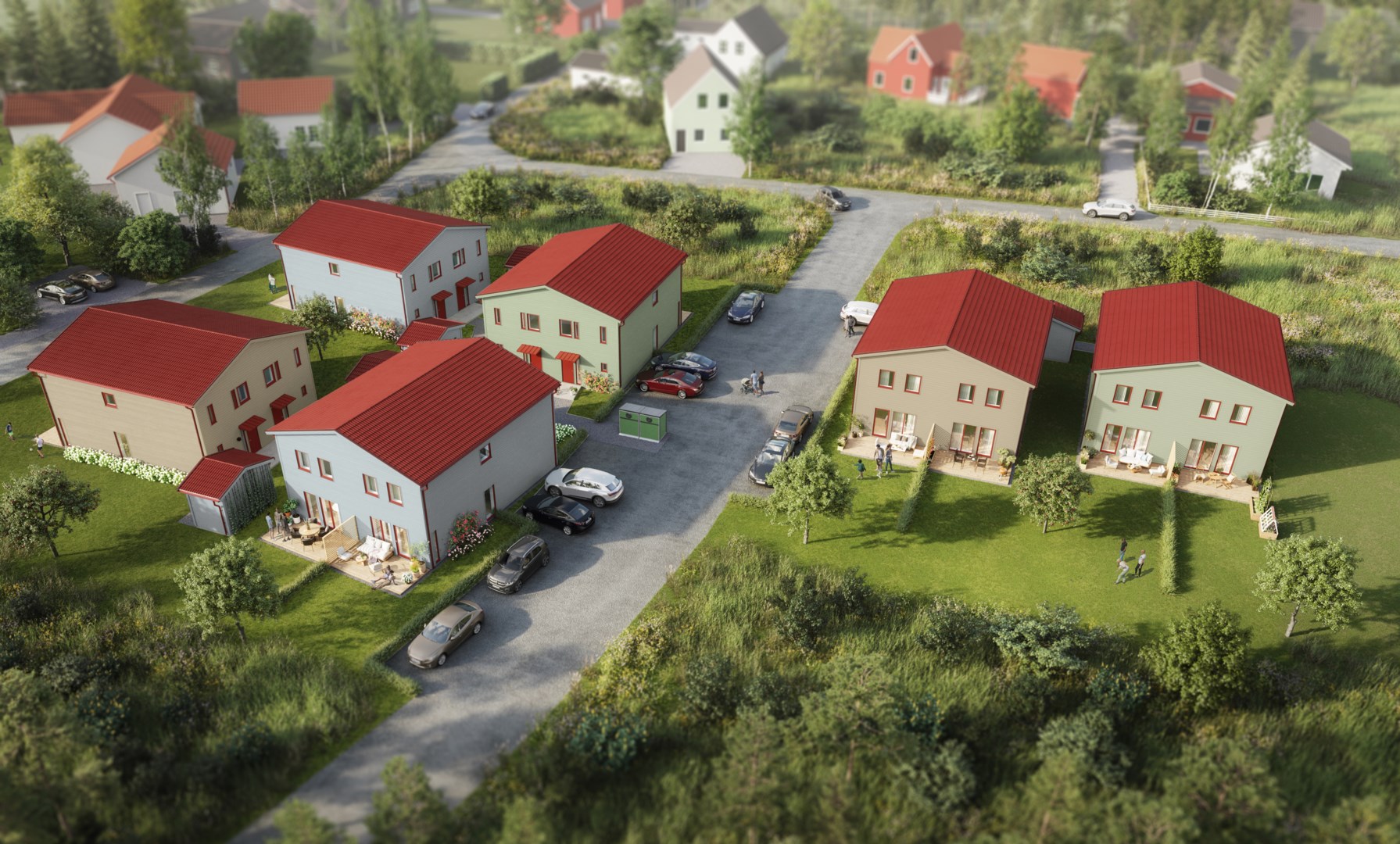 Bostadsbild från Kastanjeblomsvägen 36B, Såld i Skölsta, Uppsala