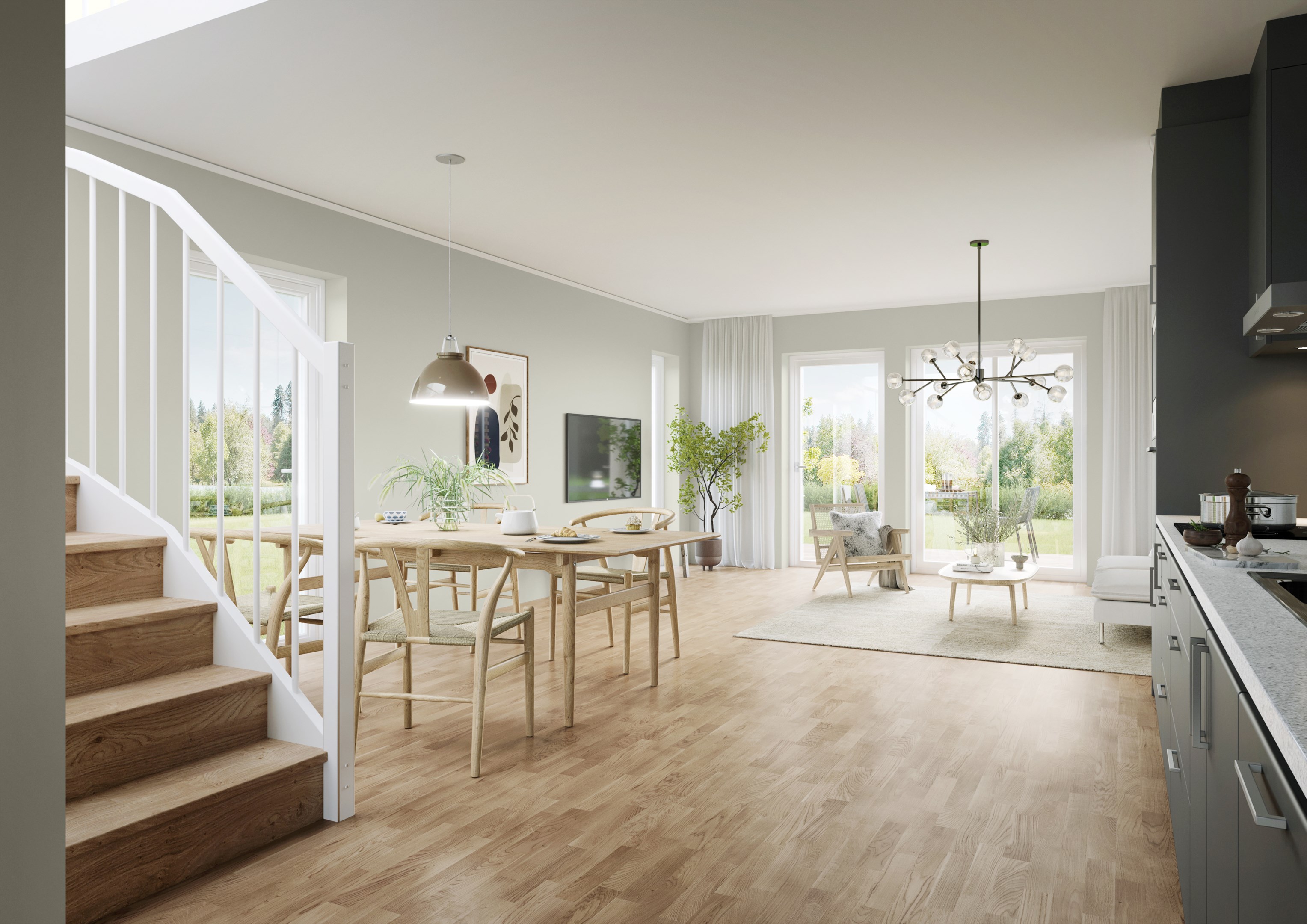 Bostadsbild från Kastanjeblomsvägen 36B, Såld i Skölsta, Uppsala