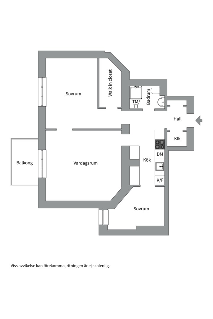 Planlösning från Karlbergsvägen 82B, 1tr, Såld i Vasastan - Birkastan, Stockholm