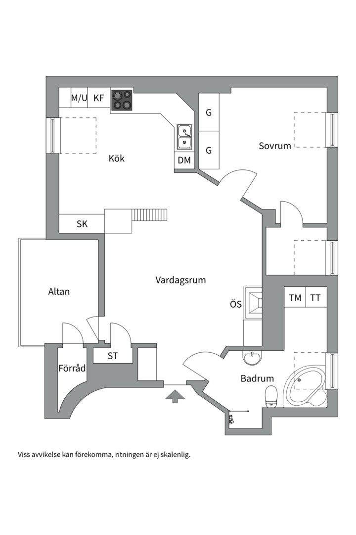 Planlösning från John Ericssonsgatan 16, 6tr, Kommande i Kungsholmen - Nedre Kungsholmen, Stockholm