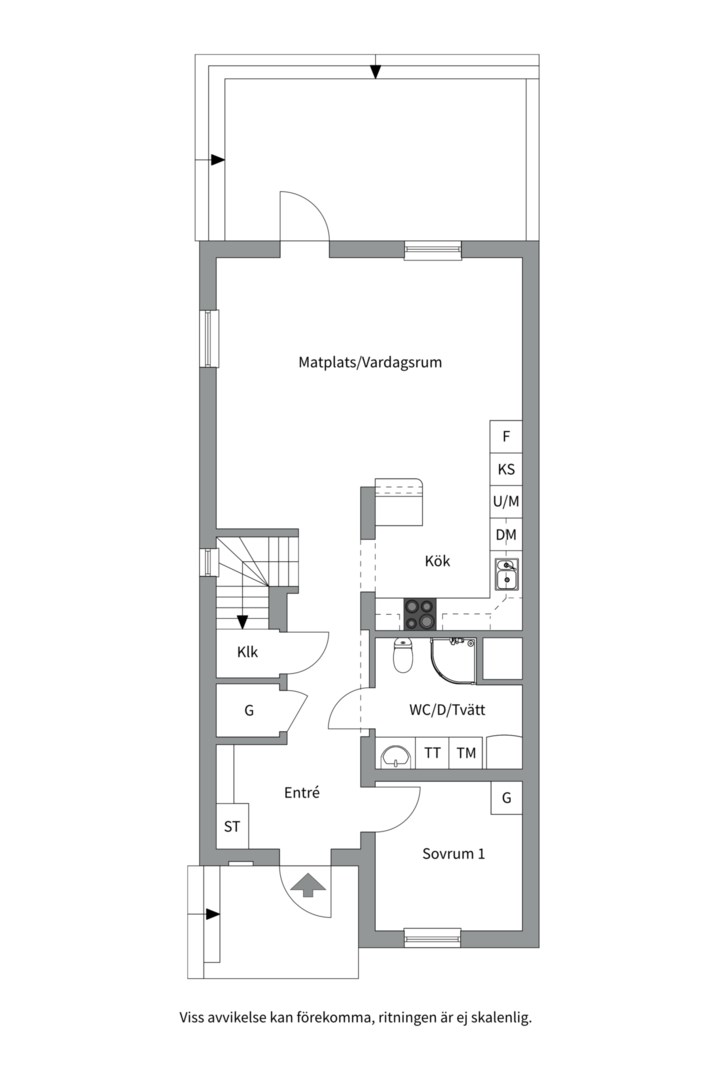 Planlösning från Oxelstamsvägen 10A, Såld i Skölsta, Uppsala