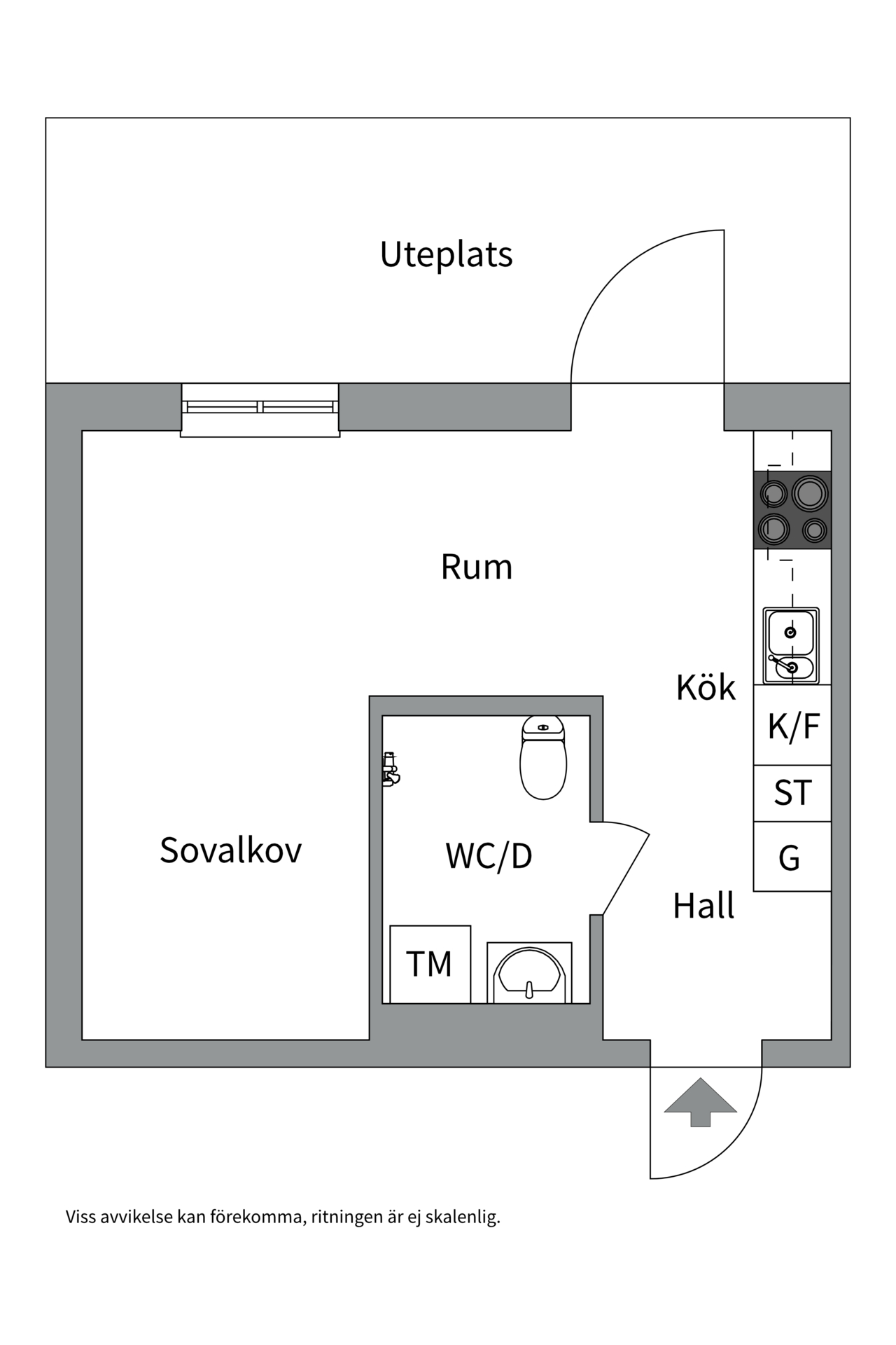 Bostadsbild från Eklundshovsvägen 4D, Såld i Ulleråker, Uppsala