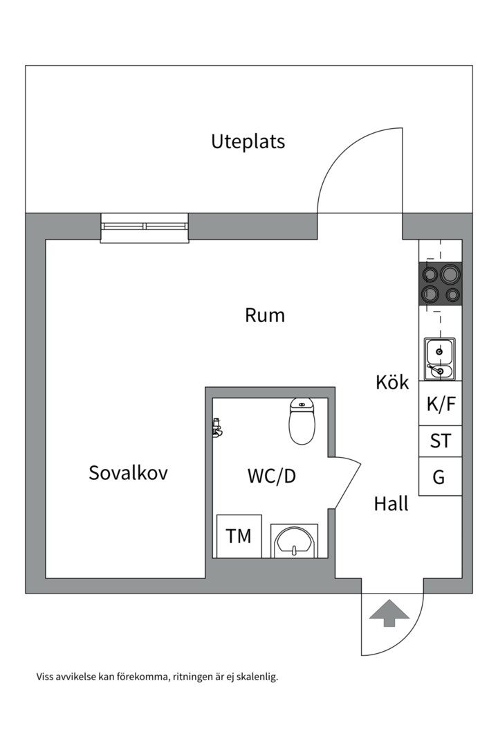 Bostadsbild från Eklundshovsvägen 4D, Såld i Ulleråker, Uppsala