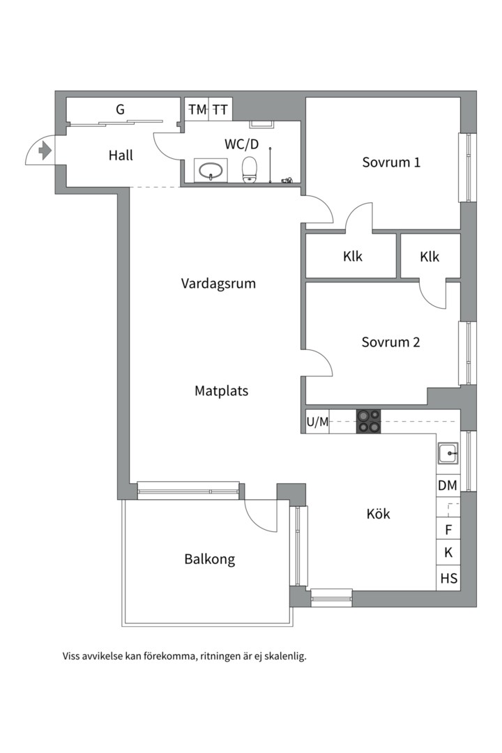 Planlösning från Tollare Strand 5, Kommande i Tollare, Nacka