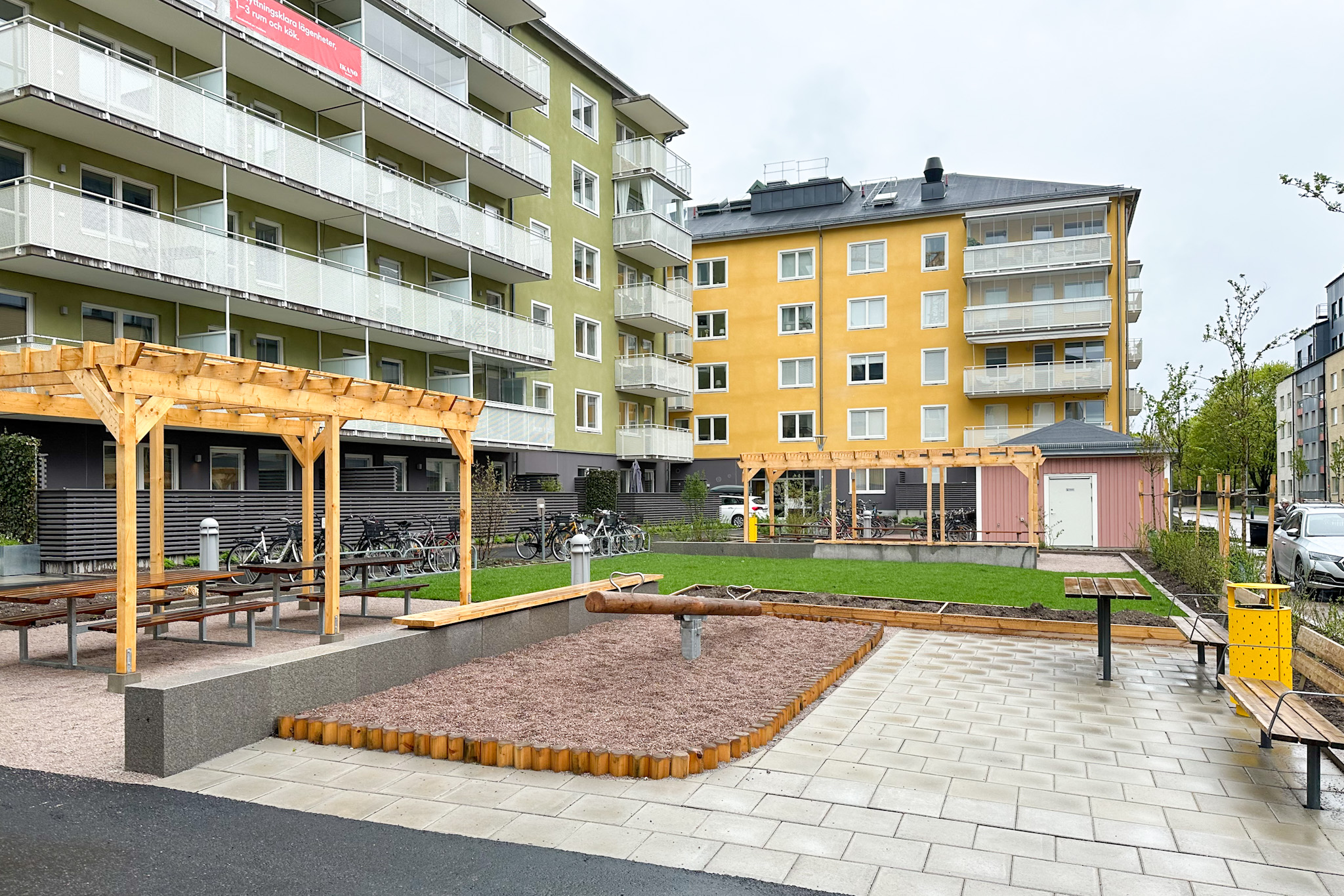 Bostadsbild från Kantorsgatan 9, Kommande i Kapellgärdet, Uppsala