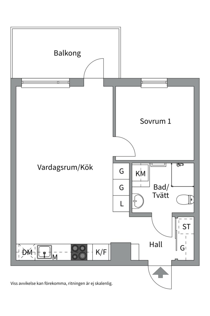 Planlösning från Gränby bilgata 26, Såld i Gränby, Uppsala