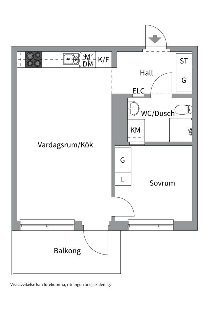 Planlösning från Josef Ekbergs gränd 6, Såld i Porslinskvarteren, Värmdö