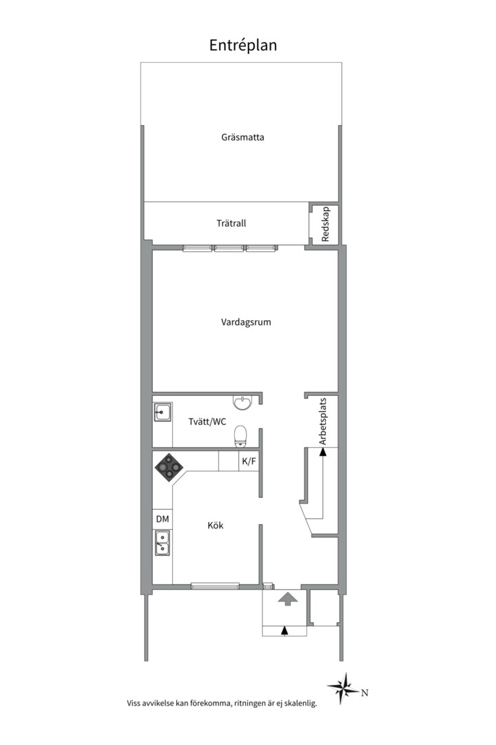 Planlösning från Musserongränd 2G, Såld i Norby, Uppsala