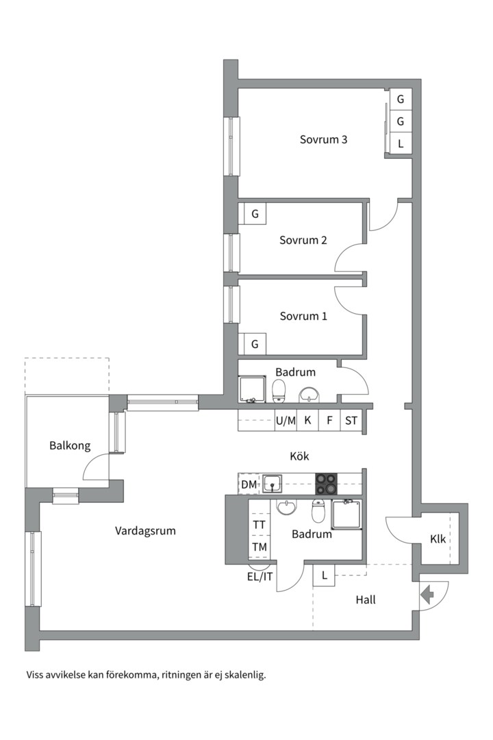 Planlösning från Tollare Strand 9, 1 tr, Såld i Tollare, Nacka